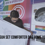 CARA MEMBASUH SET COMFORTER DI RUMAH
