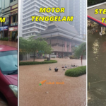 “Dah macam pulau” – Hujan Lebat 2 Jam Tanpa Henti, Banjir Kilat Setinggi 1.5 Meter Landa Ibu Kota,